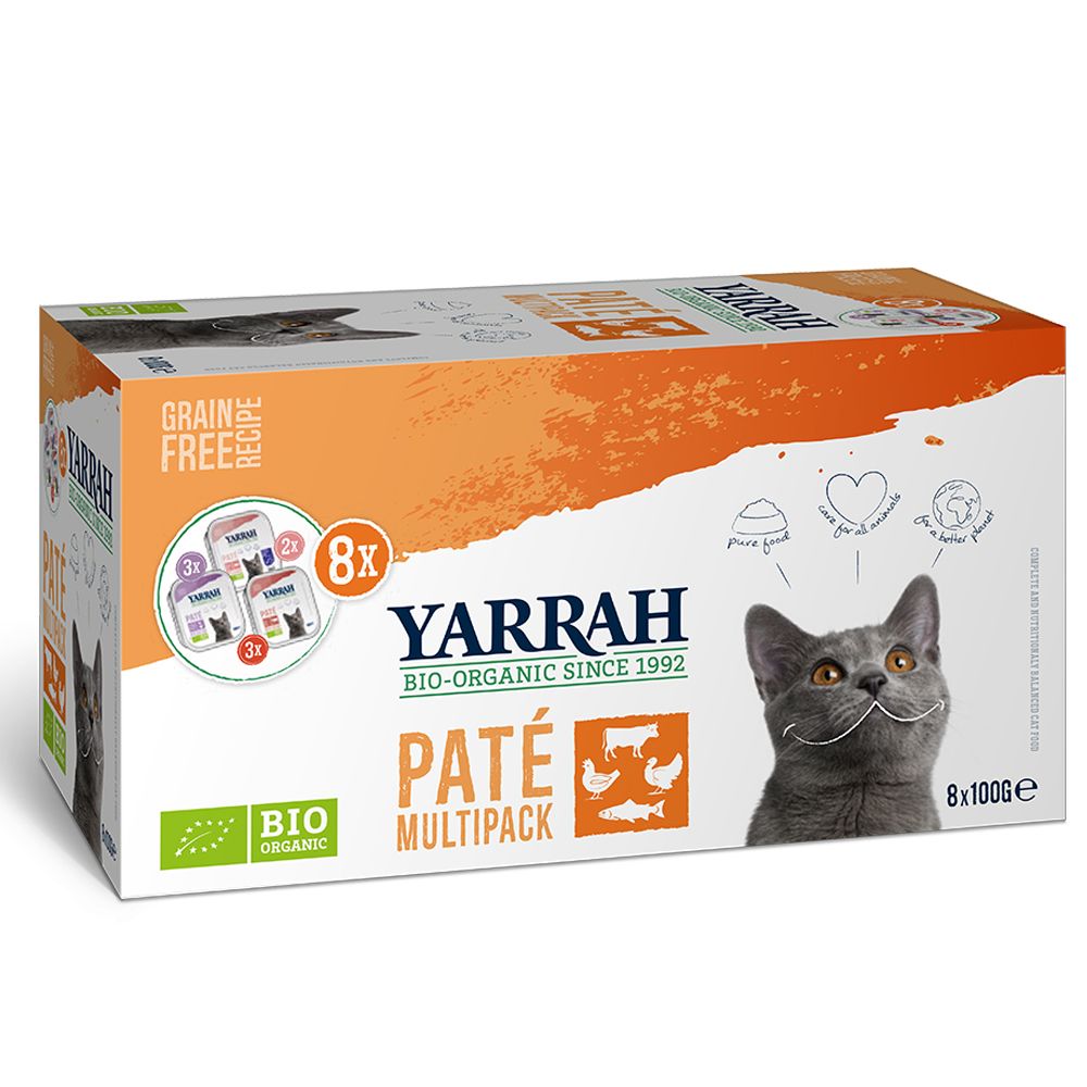 Yarrah Organic Wellness Pâté Mixed Pack - 8 x 100g