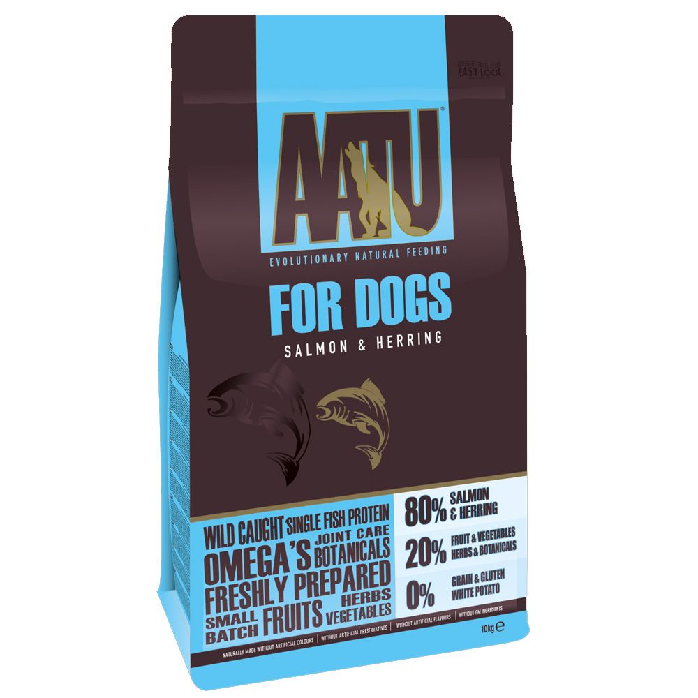 AATU 80/20 Complete Grain Free - Salmon & Herring - Economy Pack: 2 x 10kg