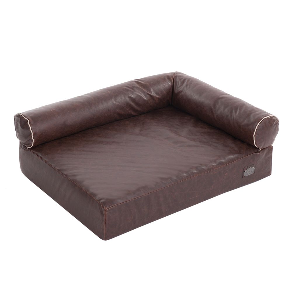 Divan Wellness Dog Sofa - Brown - approx. 110 x 70 x 30cm (L x W x H)