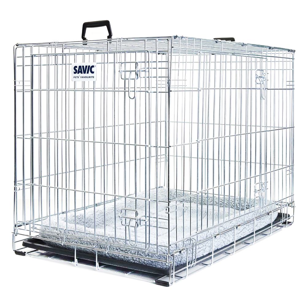 Savic Dog Residence with Cushion - 91 x 61 x 71 cm (L x W x H)