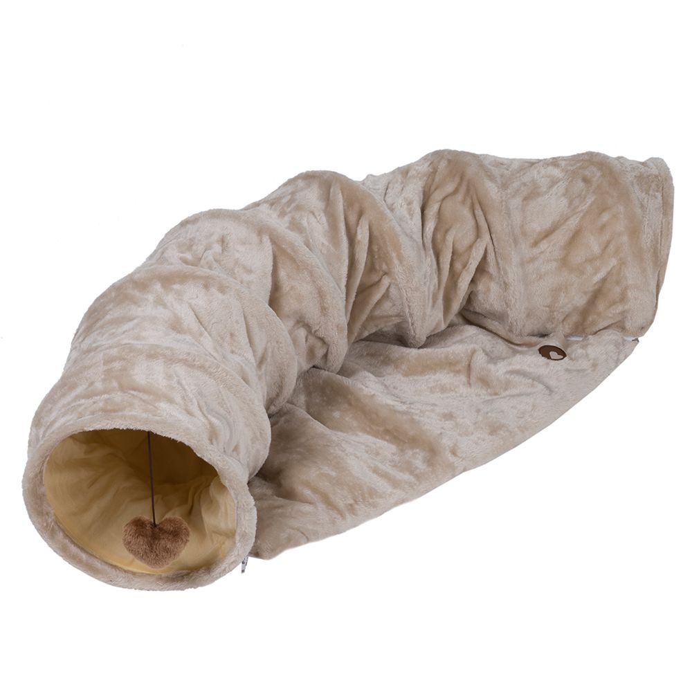 zoolove Cat Tunnel & Cushion Set - 116 x 54 x 26 cm (L x W x H)