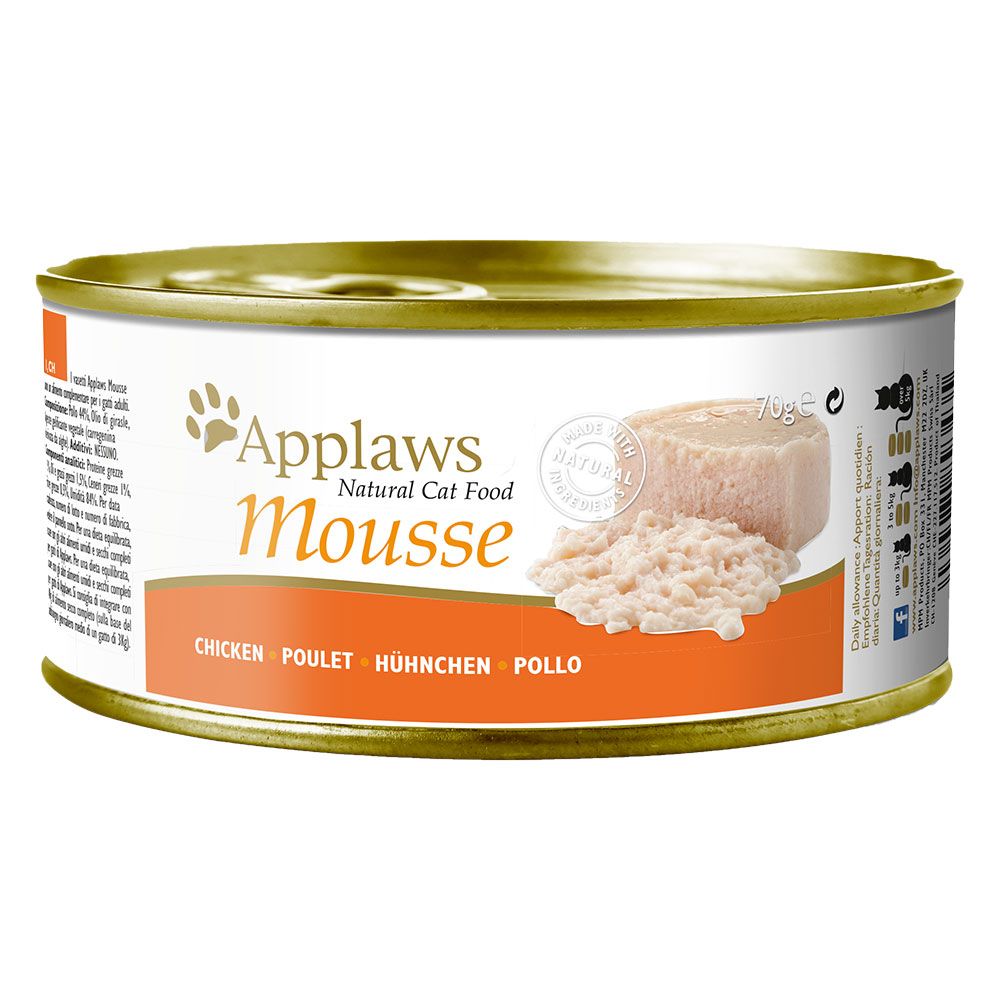 70g Applaws Mousse - Tuna (6 x 70g)