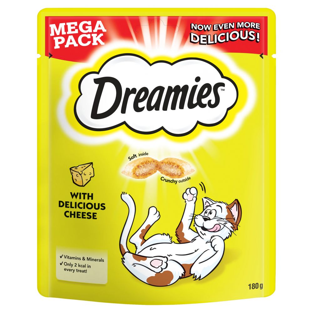 Big Pack Dreamies Cat Treats 200g - Saver Pack: 6 x Cheese