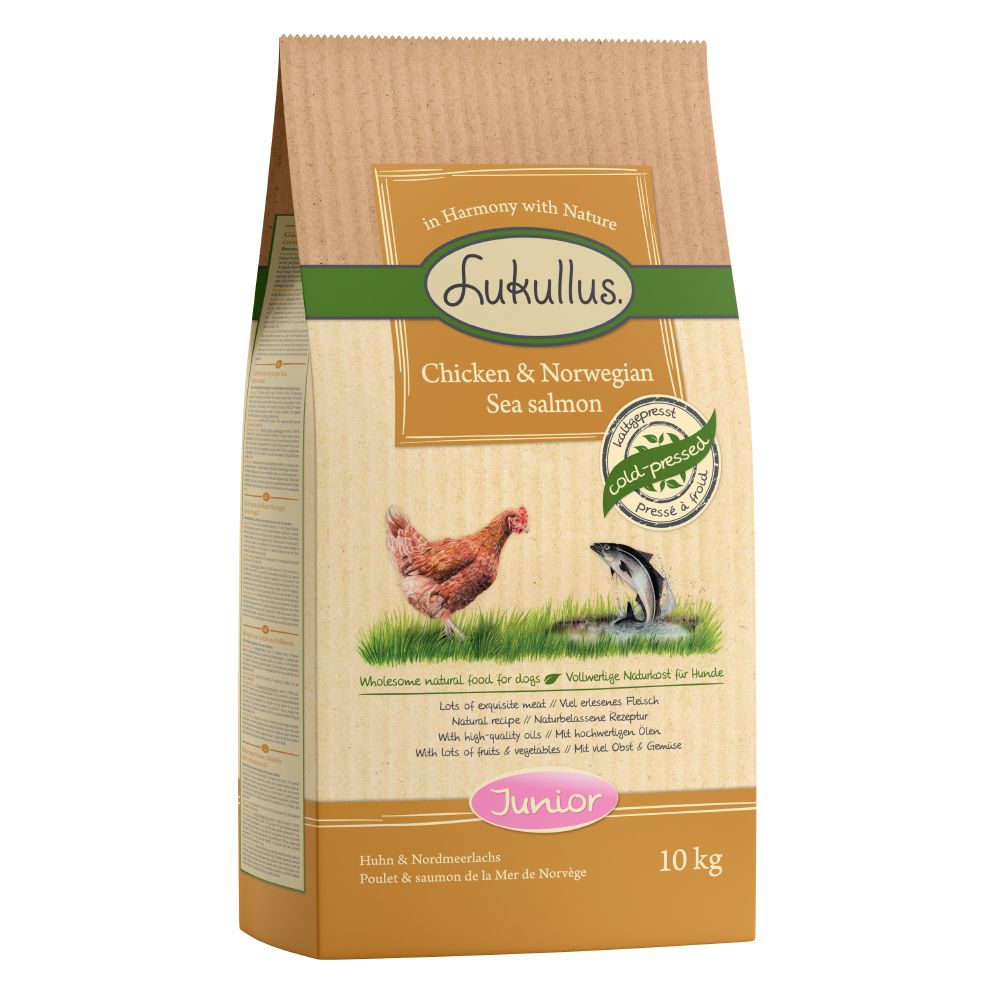 Lukullus Junior Chicken & Norwegian Sea Salmon - 10kg