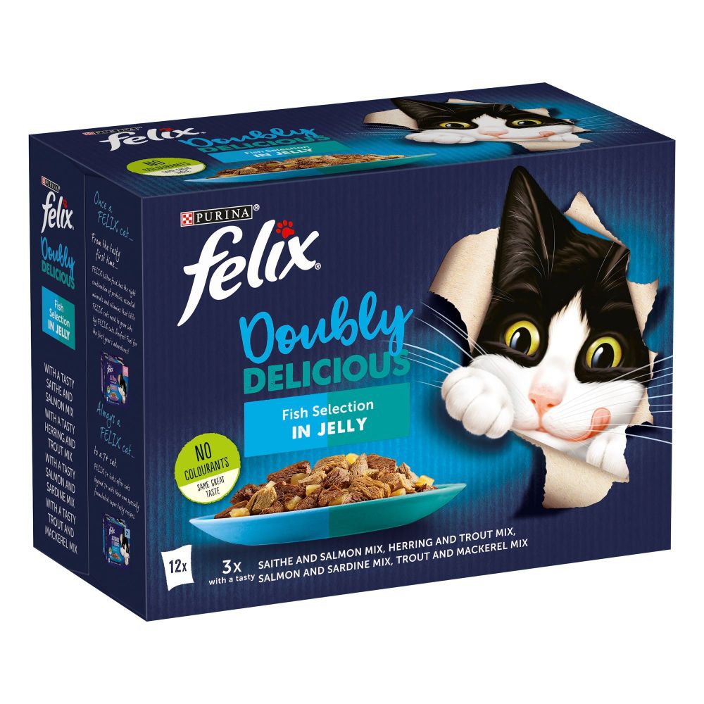 Felix As Good As It Looks - Doubly Delicious 24 x 100g - Countryside Selection in Jelly