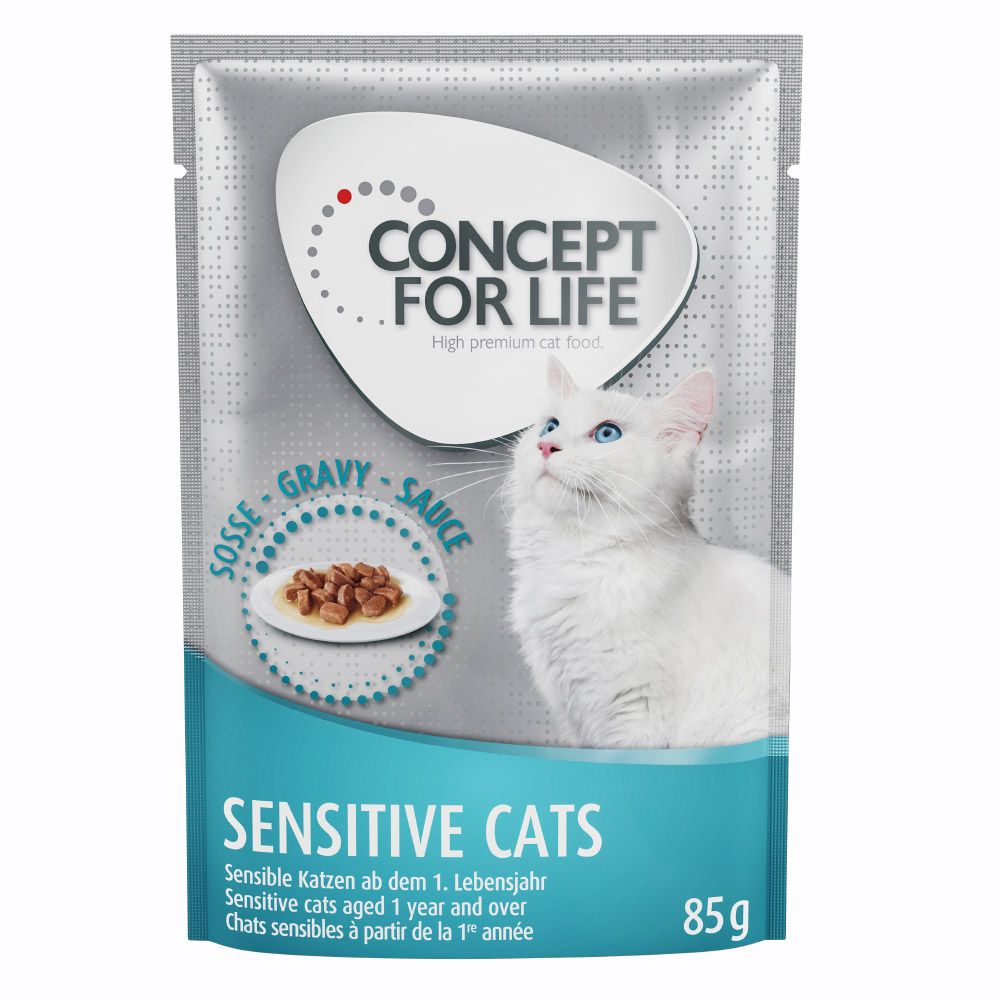 48 x 85g Concept for Life Wet Cat Food - £10 Off!* - Sterilised Cats - in Jelly