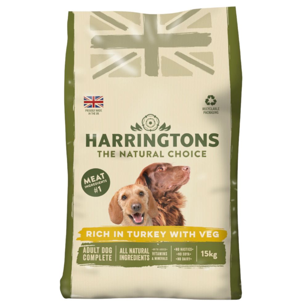 Harringtons Complete Adult Dog - Rich in Turkey with Veg - 5kg