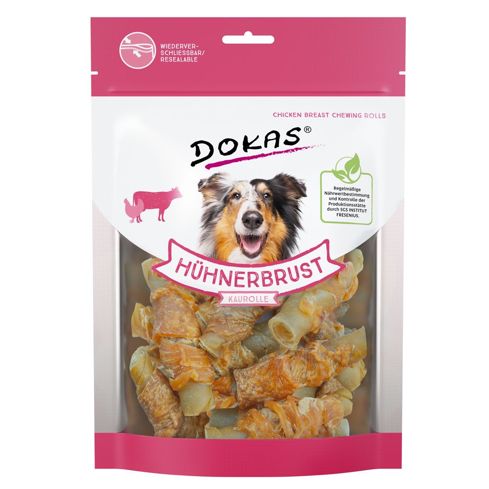 Dokas Chicken Breast Chew Wrap - 250g