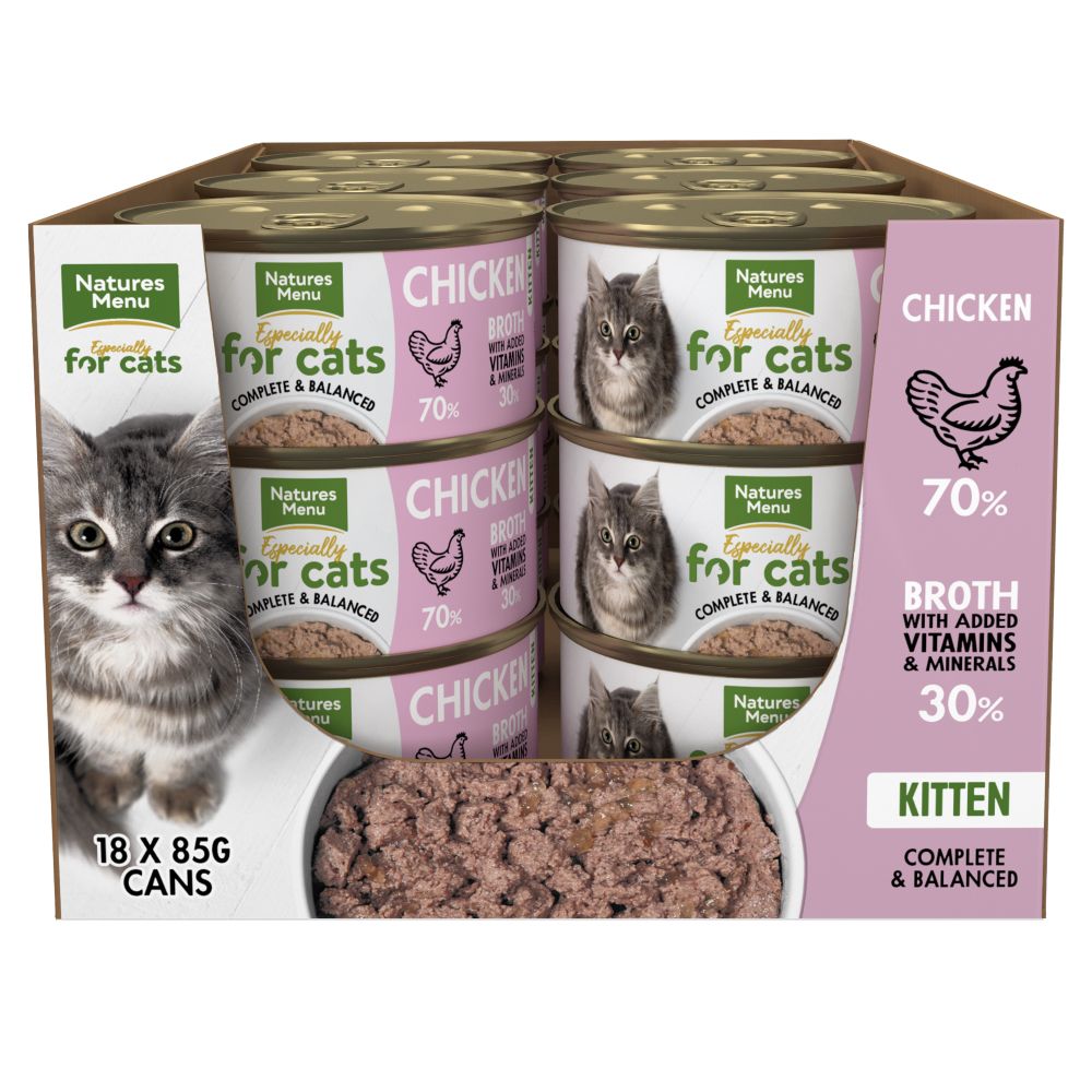 Natures Menu Original Cans Kitten - Chicken - 18 x 85g