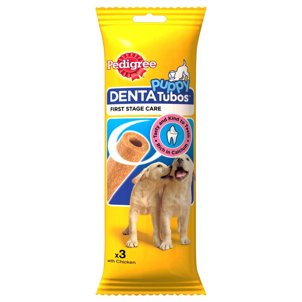 Pedigree Puppy Tubos 3 Pack - 3 Treats (72g)