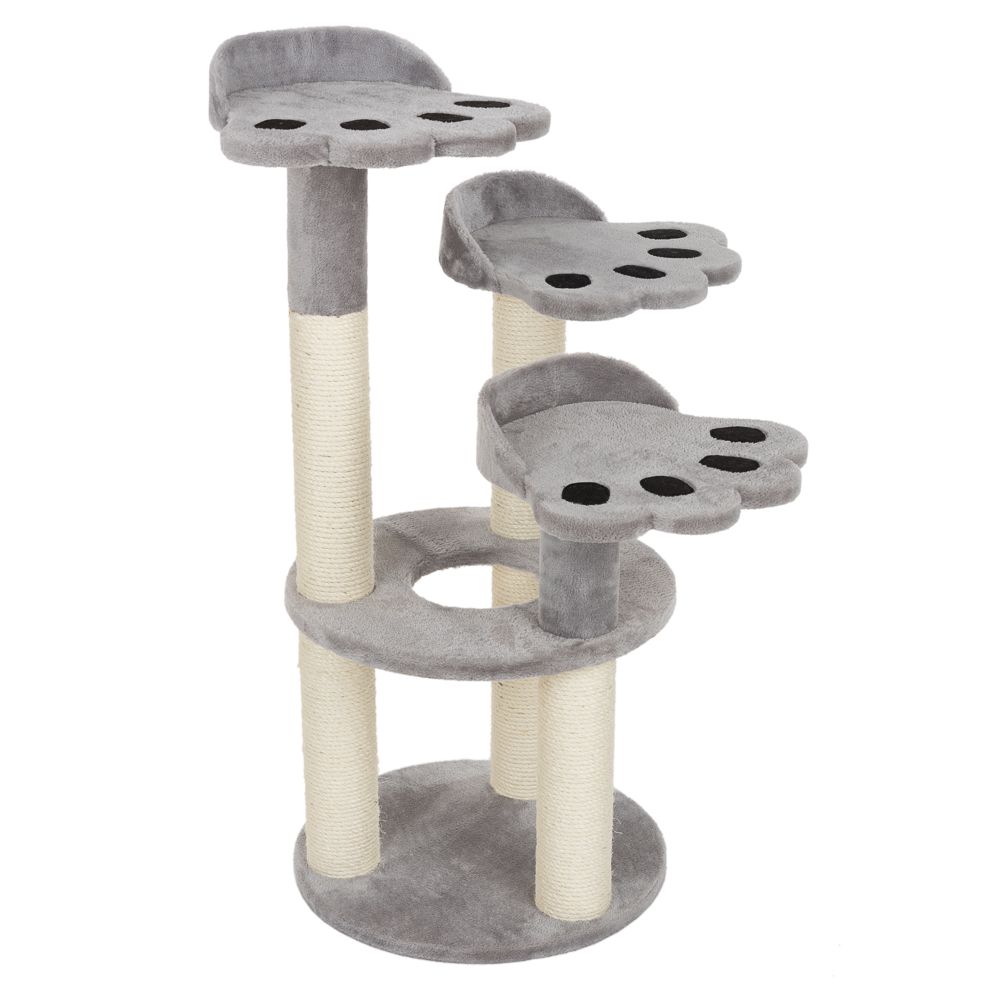 Bear Paw Cat Tree - Light Grey
