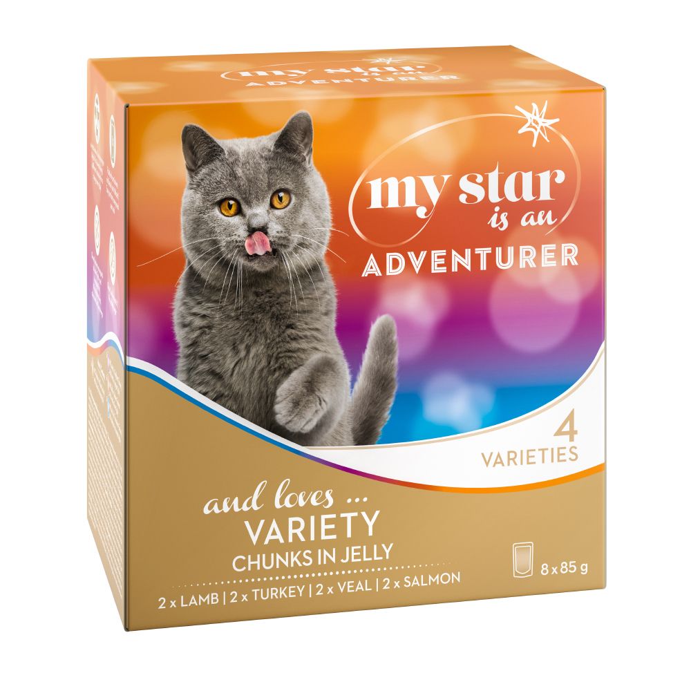 My Star is an Adventurer Chunks in Jelly - Mixed Pack - Saver Pack: 24 x 85g (4 Varieties)