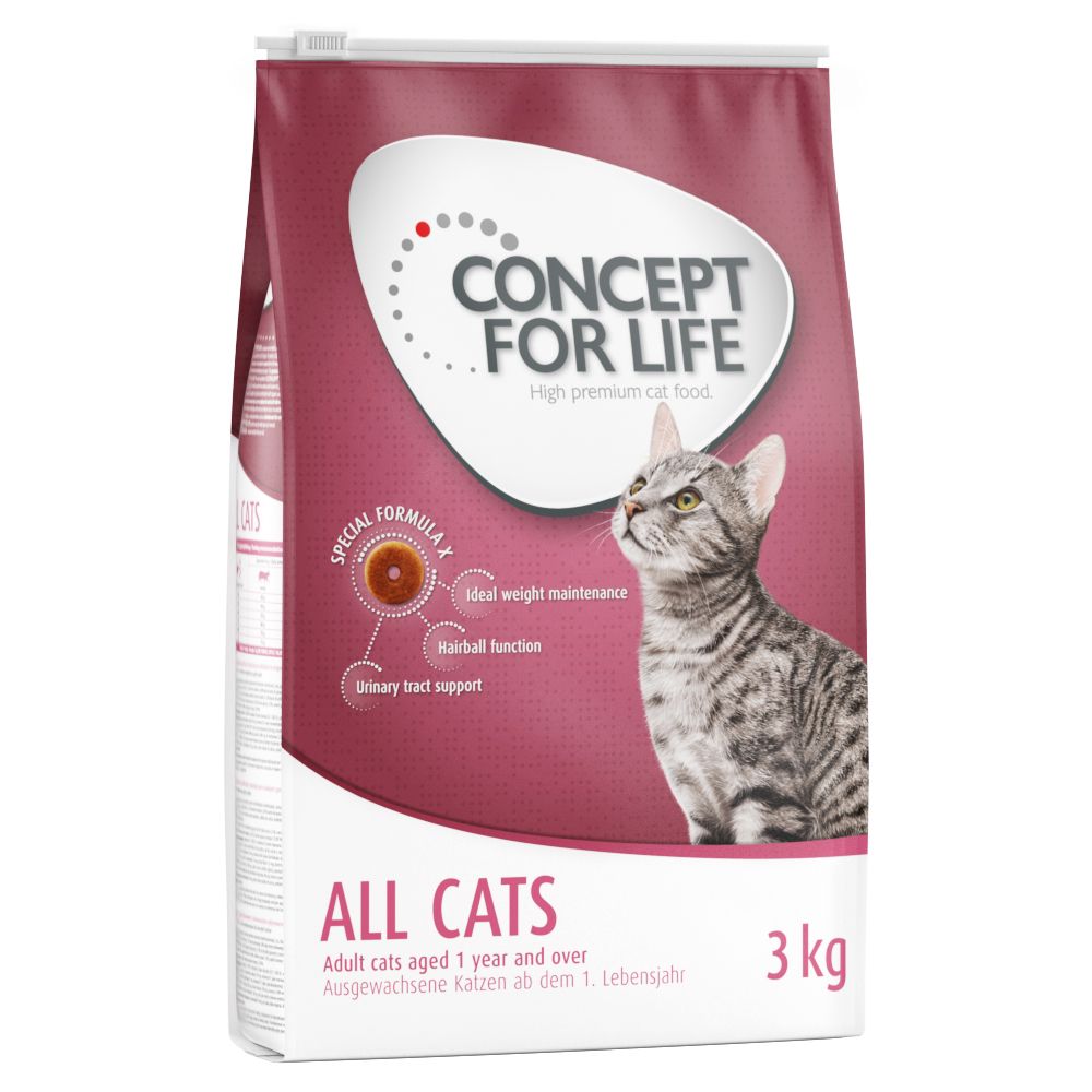 2 x 3kg Concept for Life Dry Cat Food - Save £5!* - Outdoor Cats (2 x 3kg)