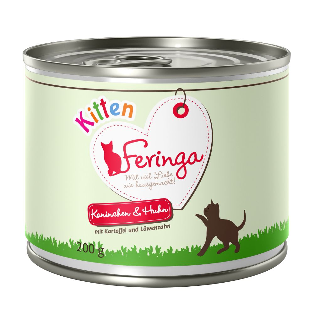 Feringa Menu Kitten Saver Pack 24 x 200g - Chicken & Veal