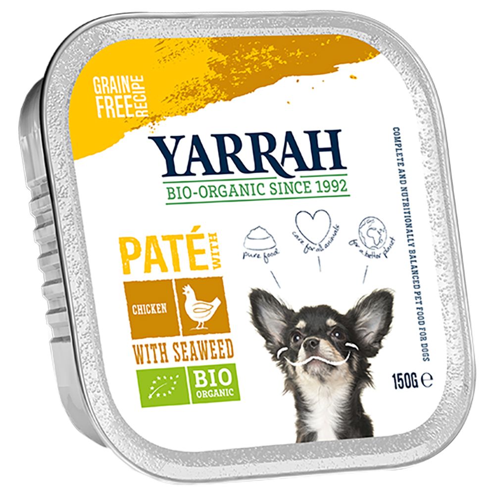 Yarrah Organic Pâté 12 x 150g - Saver Pack: 24 x Organic Turkey with Organic Aloe Vera