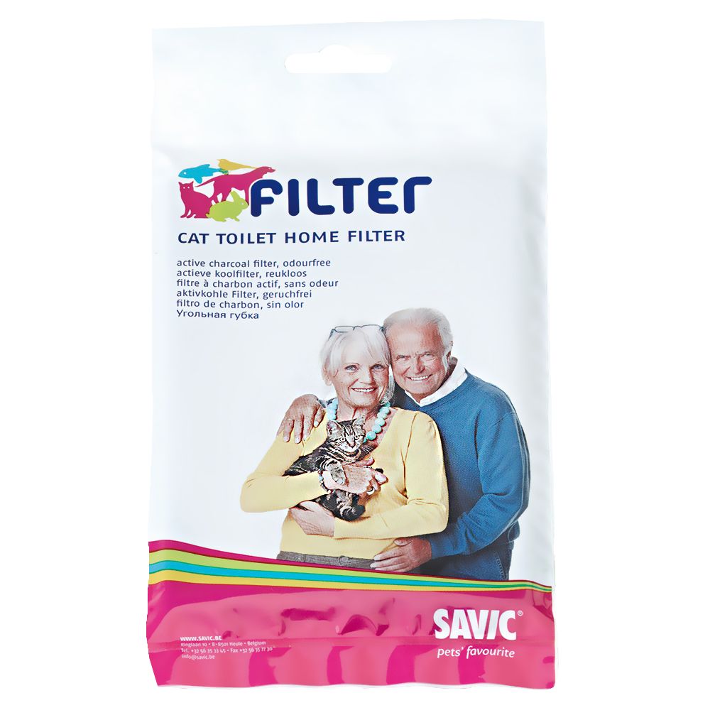 Replacement Filters - Savic Cat Litter Boxes - 1 x Replacement Carbon Filter