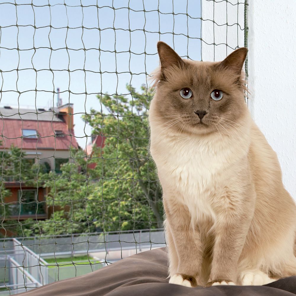 Trixie Bite Resistant Cat Net - Olive - 2 x 1.5 m