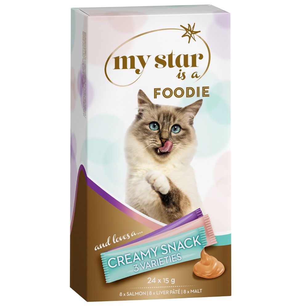My Star Creamy Snack Saver Pack 24 x 15g - Liver Sausage
