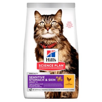 Hill's Science Plan Adult Sensitive Stomach & Skin Chicken - 7kg