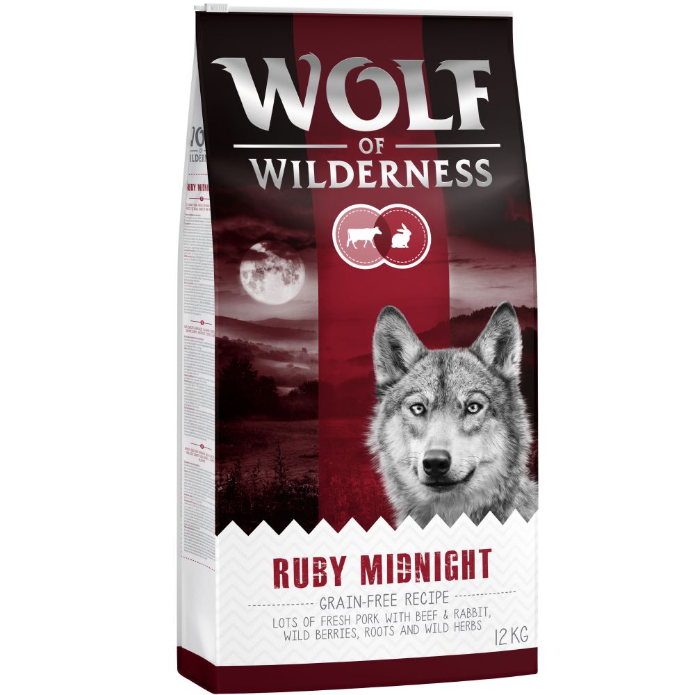 Wolf of Wilderness Adult "Ruby Midnight" - Beef & Rabbit - 12kg