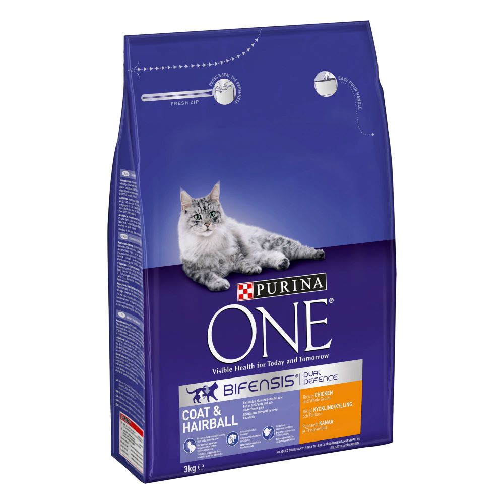 6 x 3kg Purina ONE Dry Cat Food - 20% Off!* - Sterilcat Beef & Wheat (6 x 3kg)