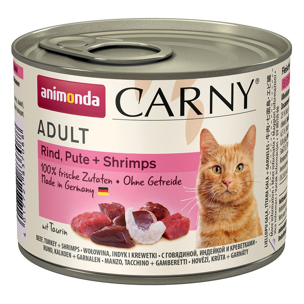 Animonda Carny Adult Saver Pack 24 x 200g - Chicken, Turkey & Rabbit