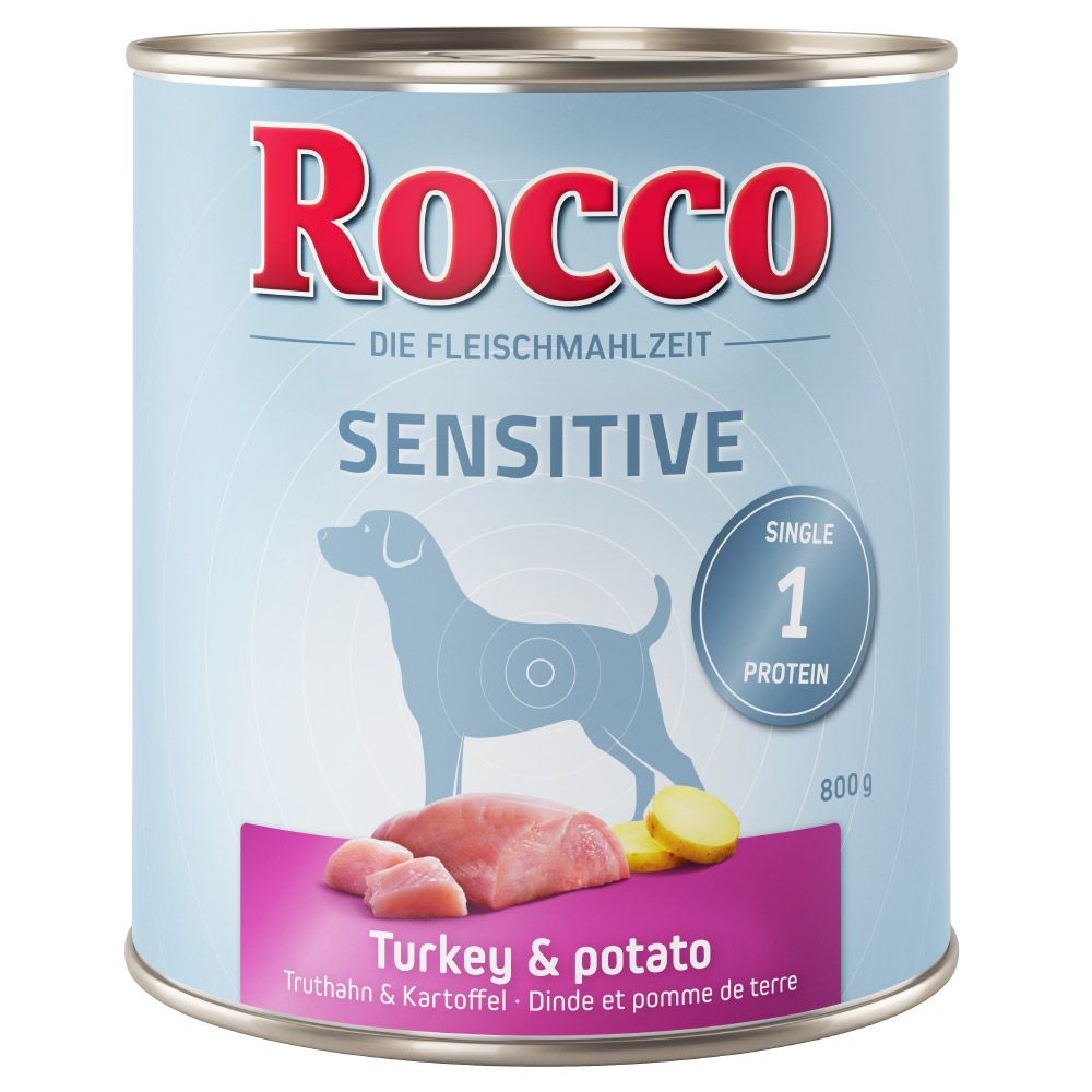 Rocco Sensitive Saver Pack 24 x 800g - Chicken & Potatoes
