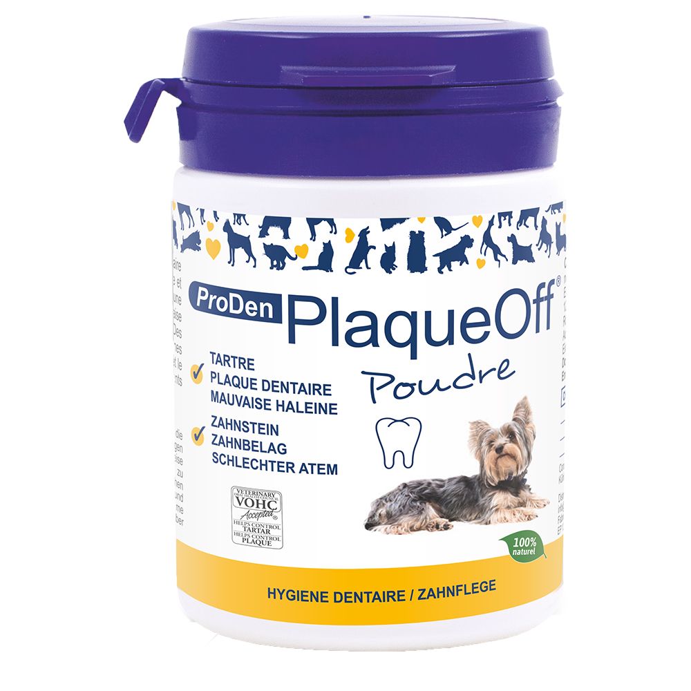ProDen PlaqueOff Dental Care Powder for Dogs & Cats - 60g