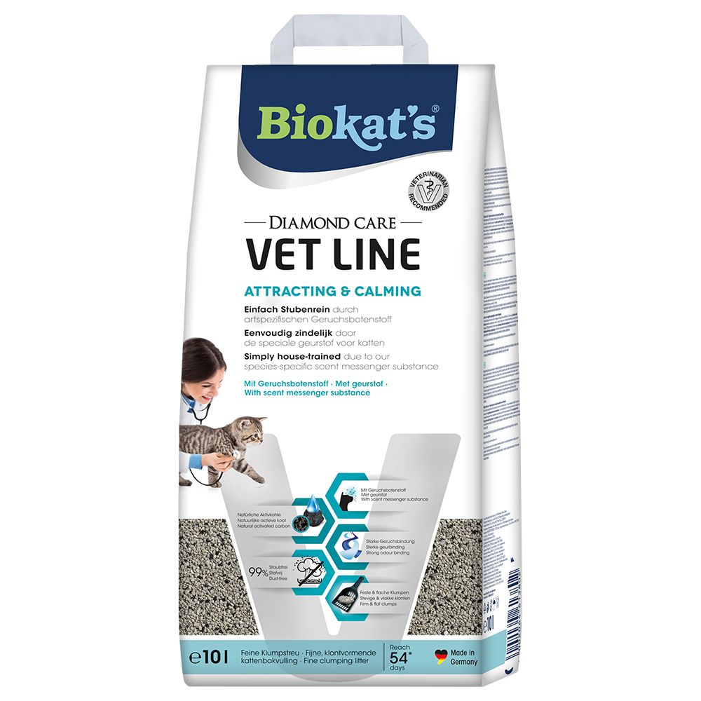 Biokat's Diamond Care Vet Line Attracting & Calming - Economy Pack: 2 x 10l