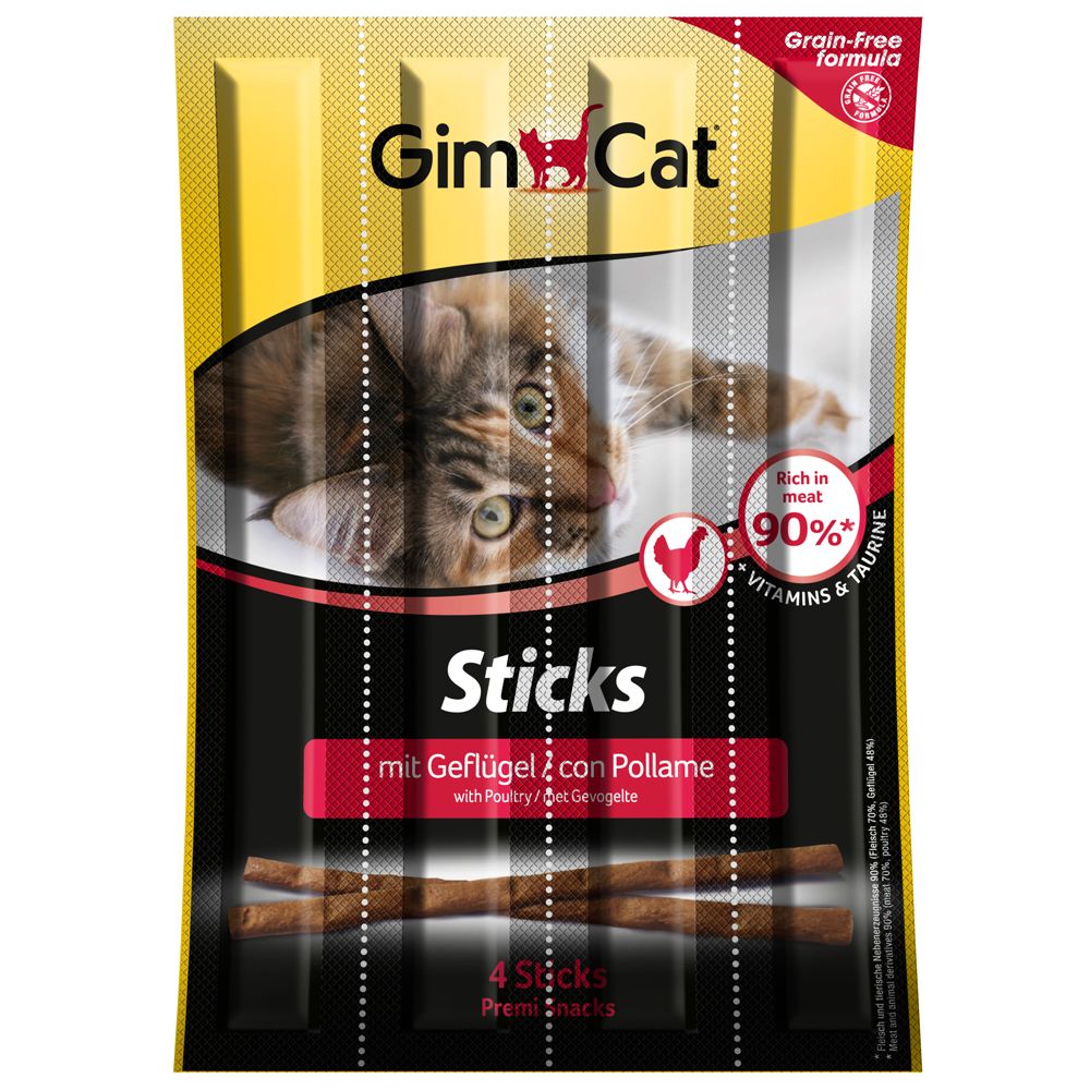 GimCat Sticks - Poultry (4 Sticks)