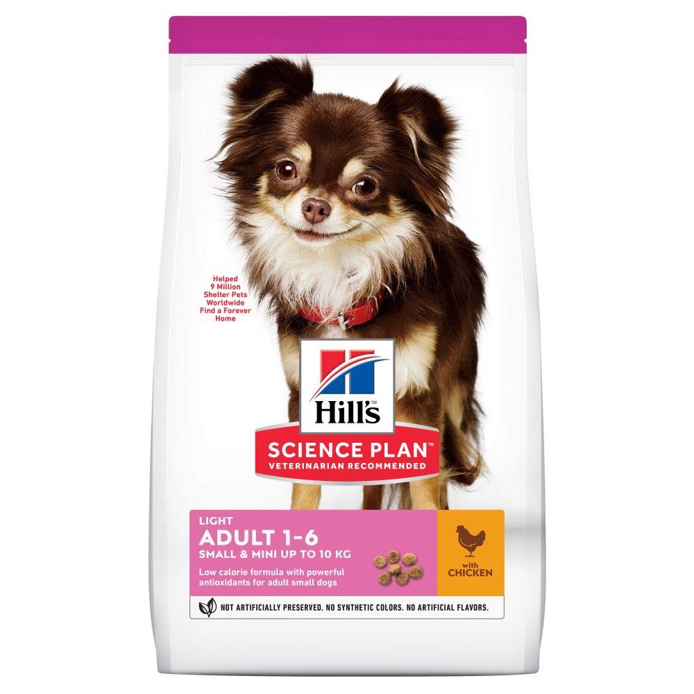Hill's Science Plan Adult 1-6 Light Small & Mini with Chicken - 6kg