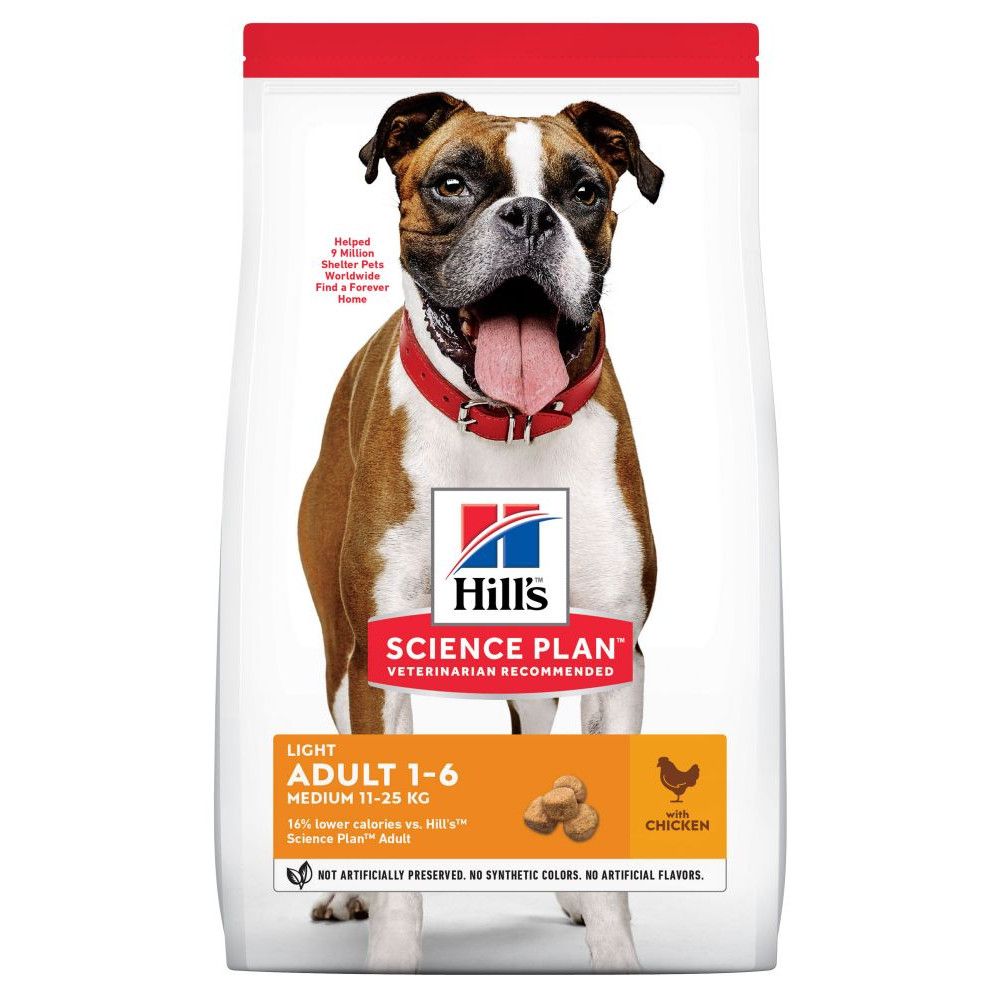 Hill's Science Plan Adult 1-6 Light Medium with Chicken - 14kg