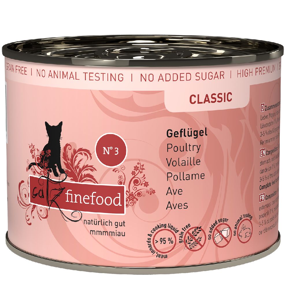 catz finefood Can 6 x 200g - Poultry