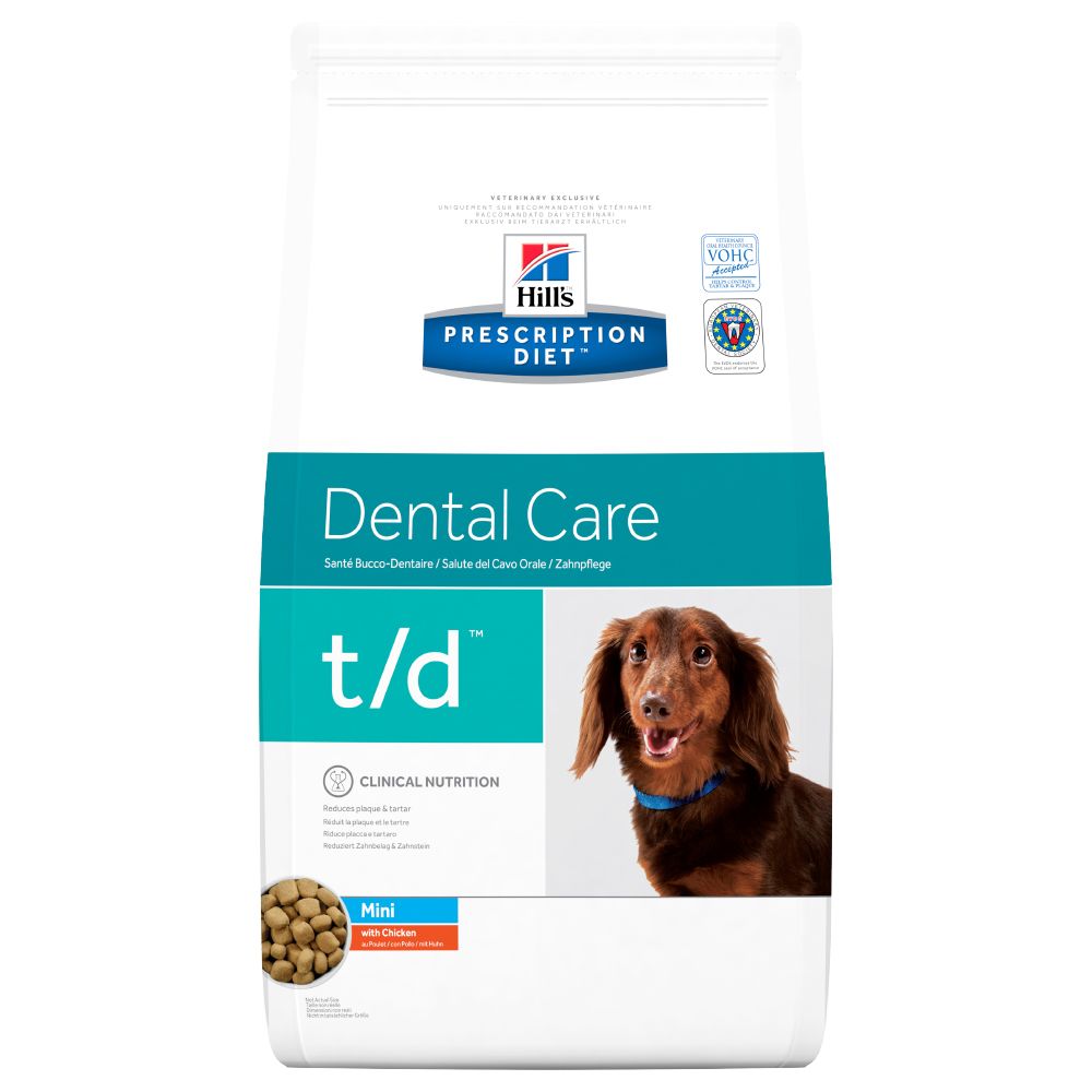 Hill's Prescription Diet Canine t/d Mini Dental Care - Chicken - Economy Pack: 3 x 3kg