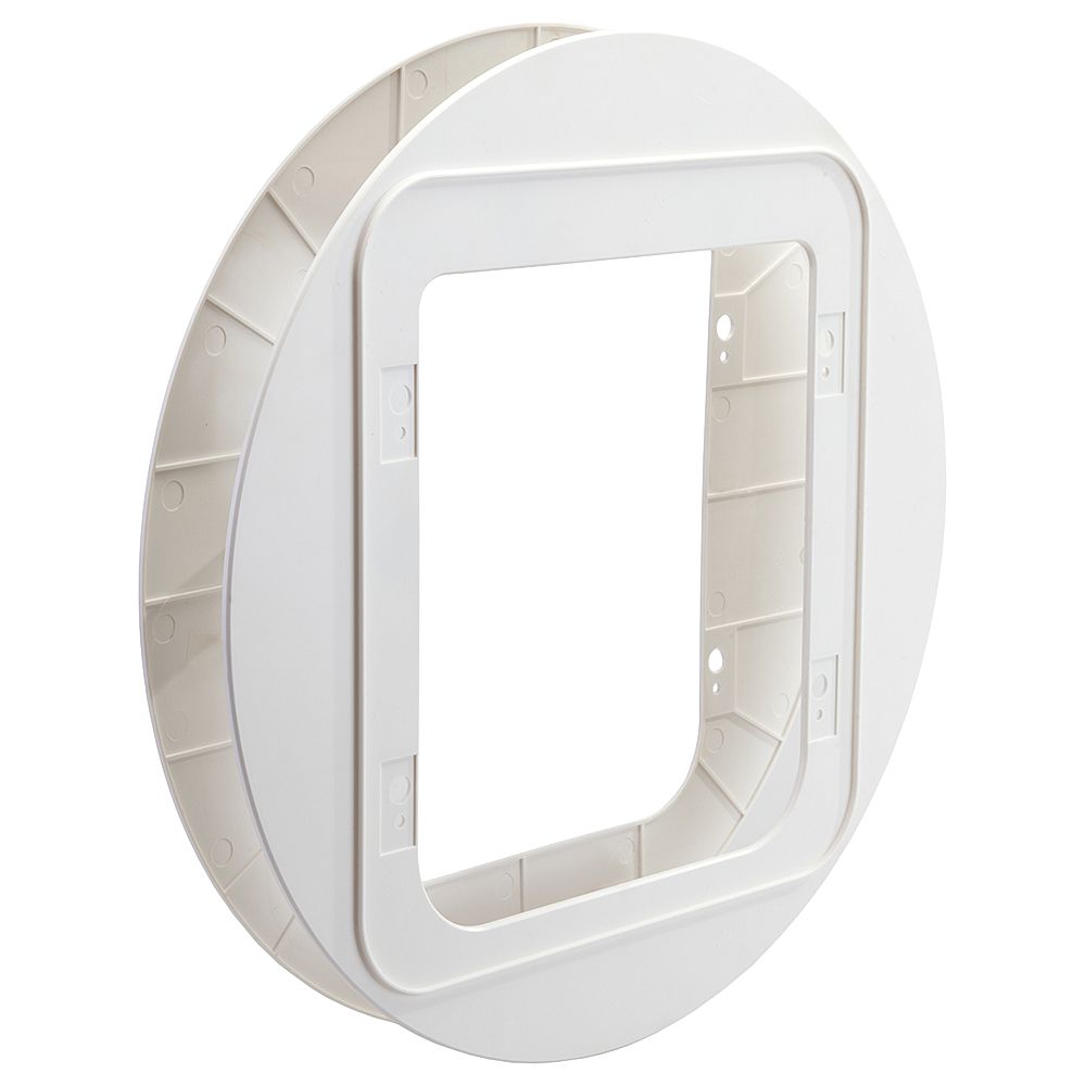 SureFlap Mounting Adaptors - Mounting Adaptor for SureFlap Microchip Cat Flaps (White)