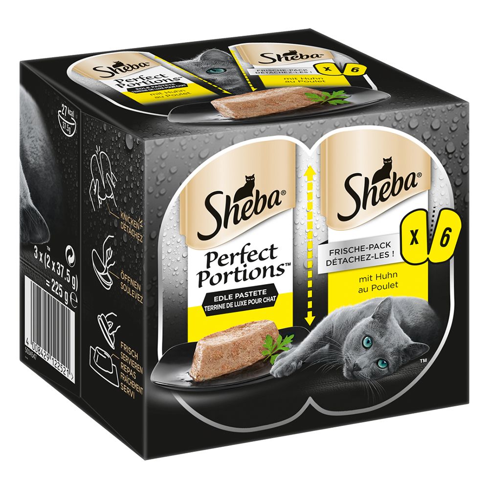 Sheba Perfect Portions - 25% Off!* - Chicken (6 x 37.5g)