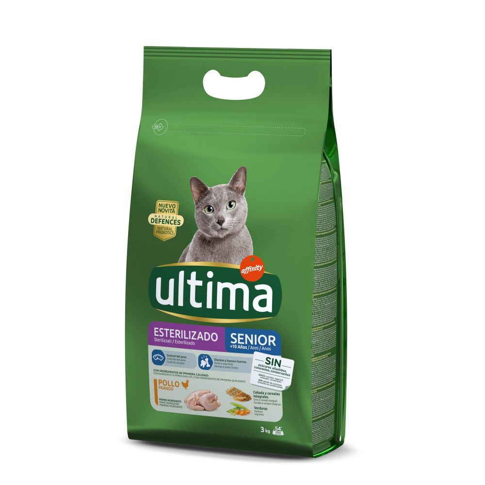 Ultima Sterilised Senior - Chicken - Economy Pack: 2 x 3kg