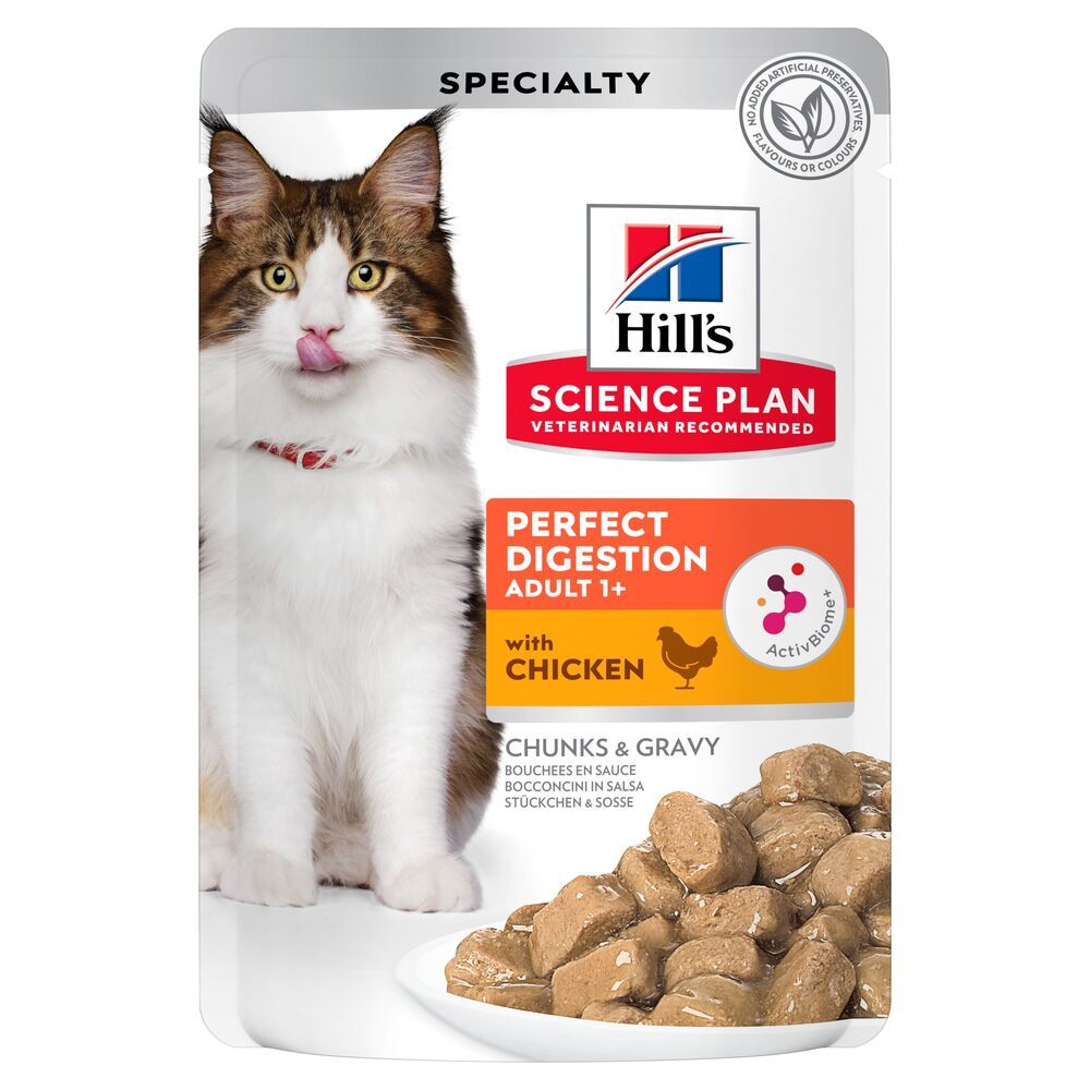Hill's Science Plan Adult Perfect Digestion with Chicken - Saver Pack: 24 x 85g
