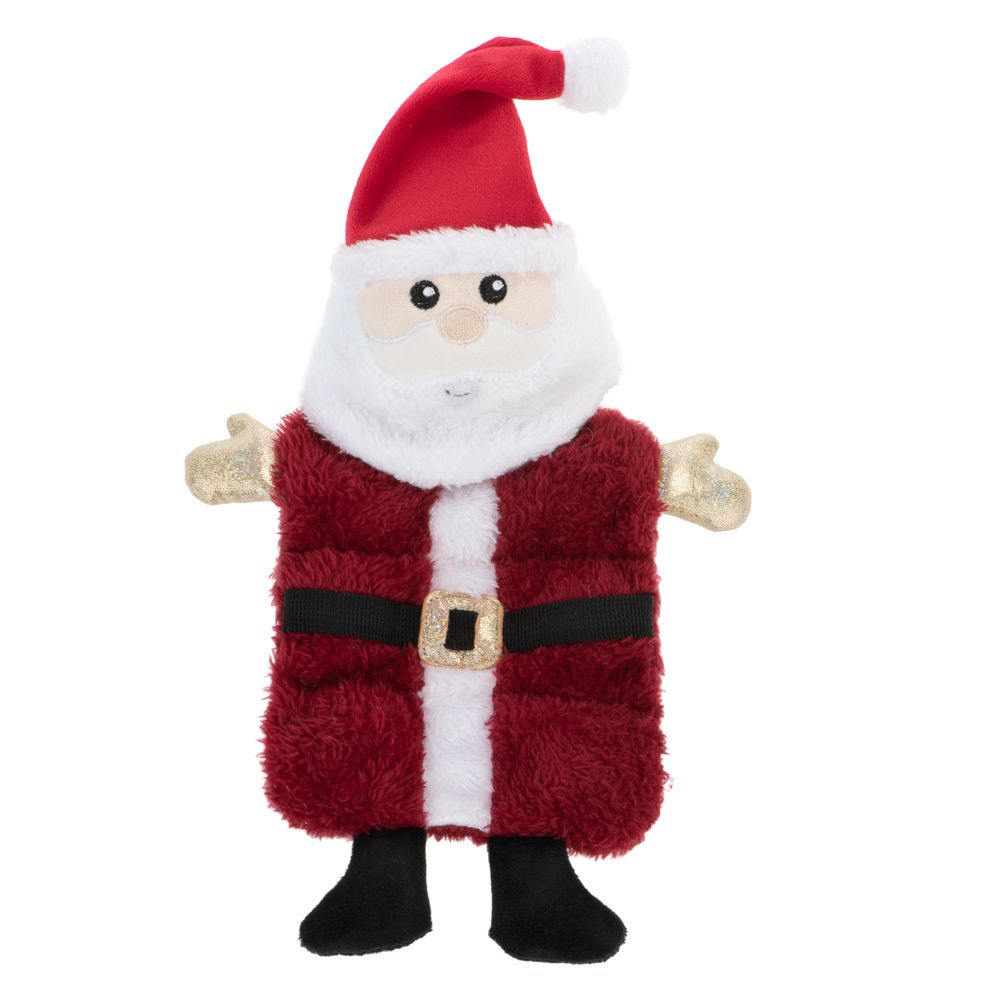 Squeaky Santa Dog Toy - 1 Toy