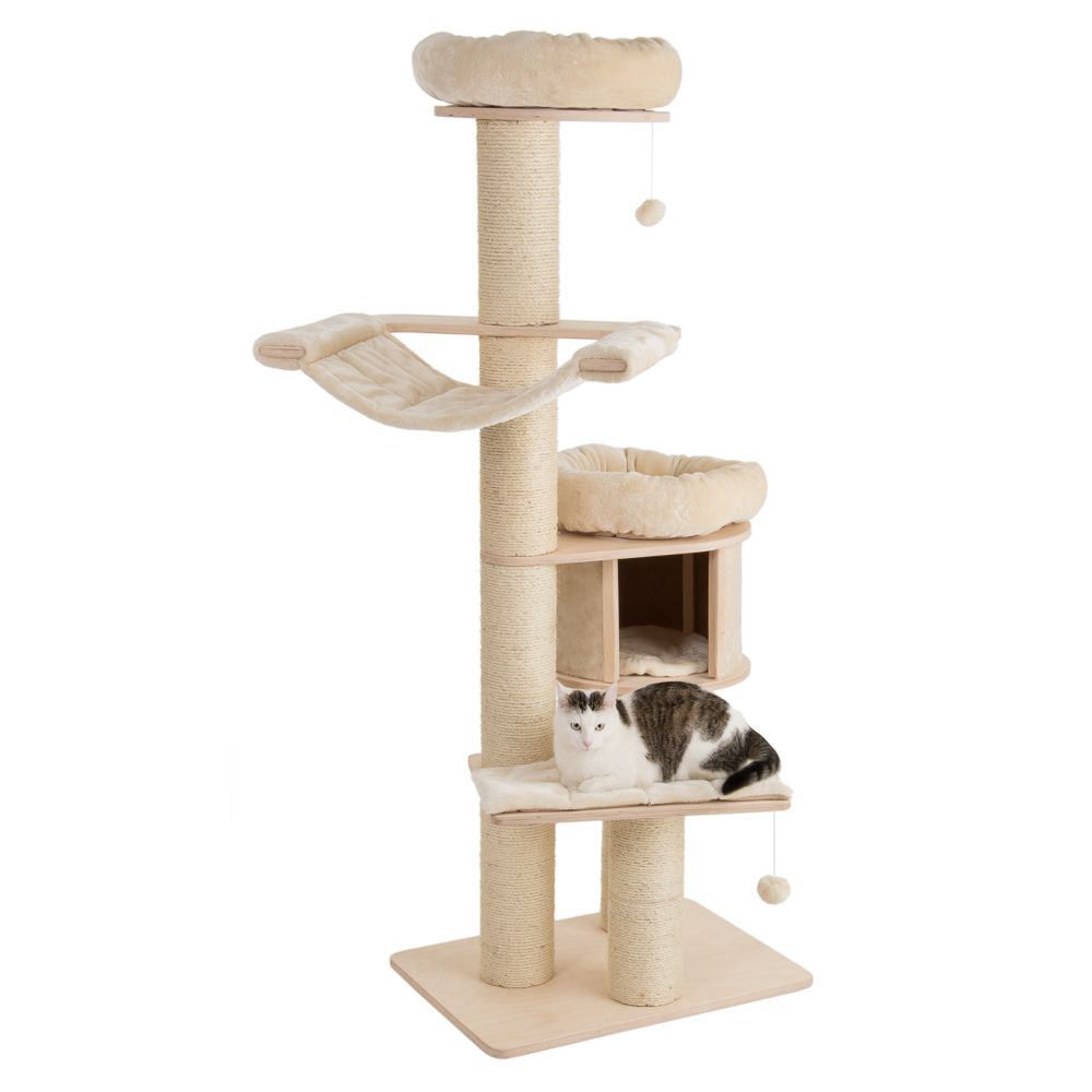 Natural Paradise Scratching Tree - Magnolia XL - Burgundy