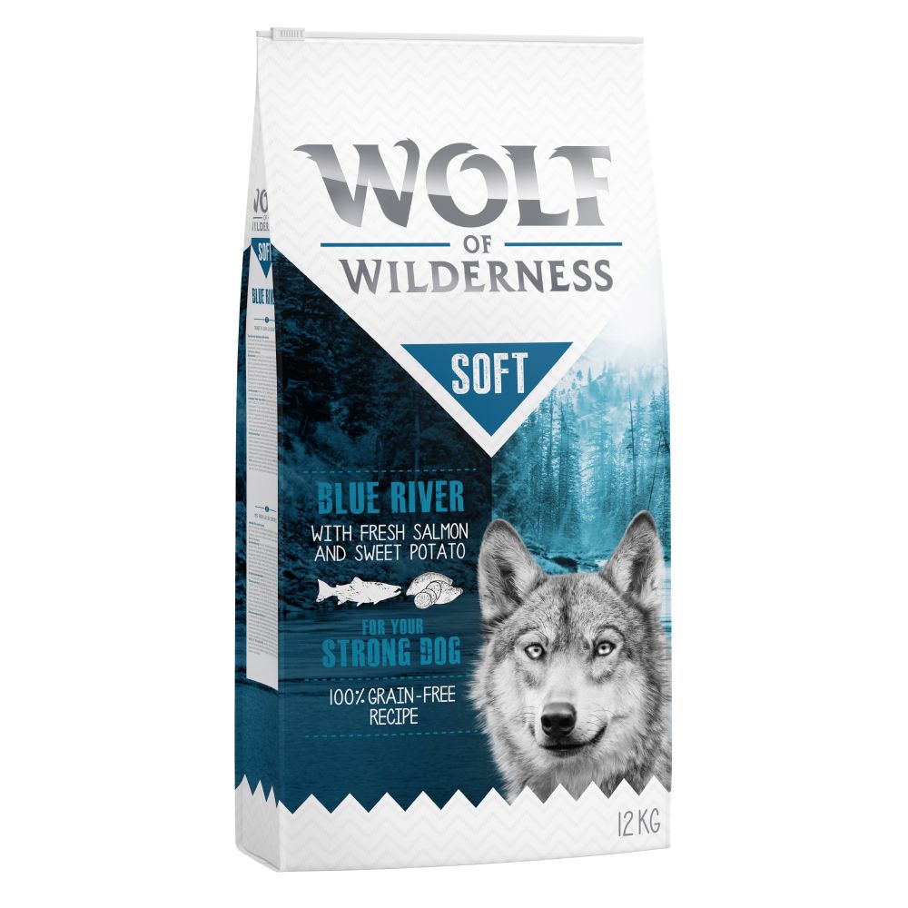 Wolf of Wilderness Soft "Blue River" - Salmon - Economy Pack: 2 x 12kg