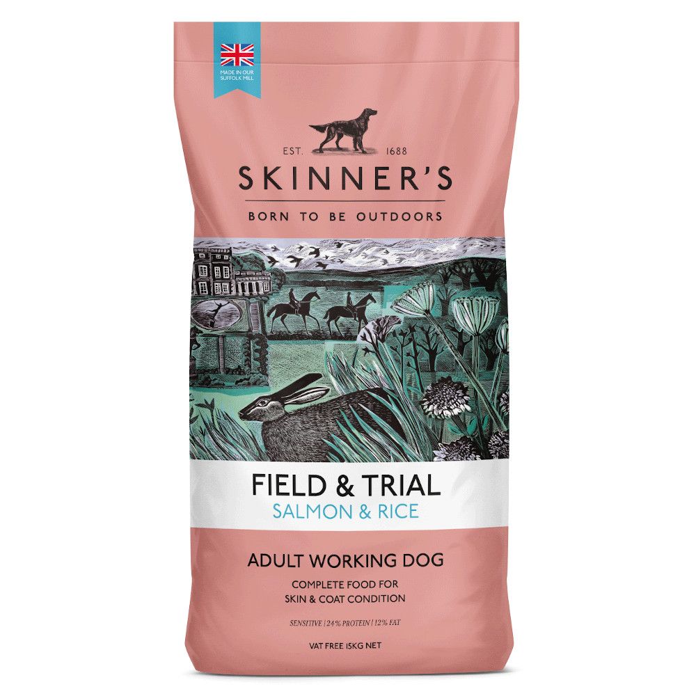 Skinner's Field & Trial Adult Salmon & Rice Dry Dog Food - 15kg