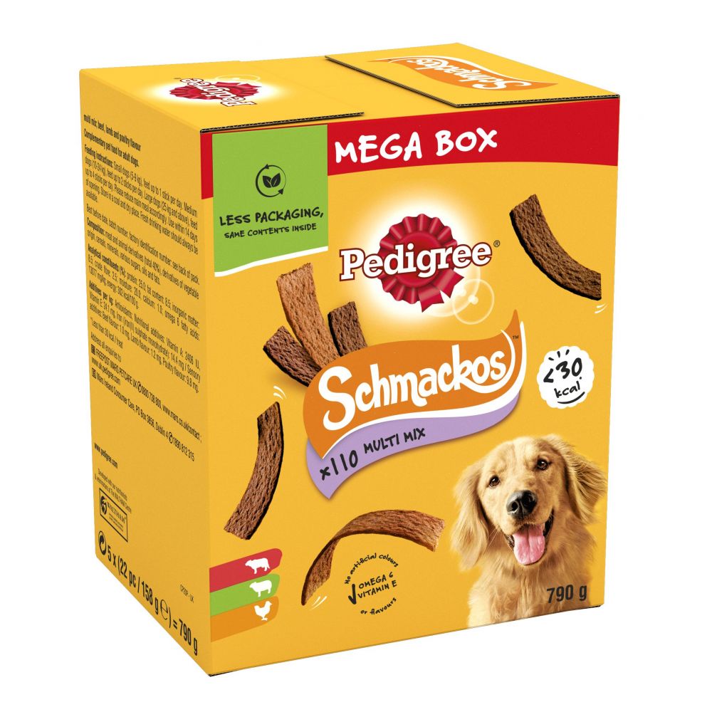 Pedigree Schmackos Mega Box - Multi Mix - 110 sticks