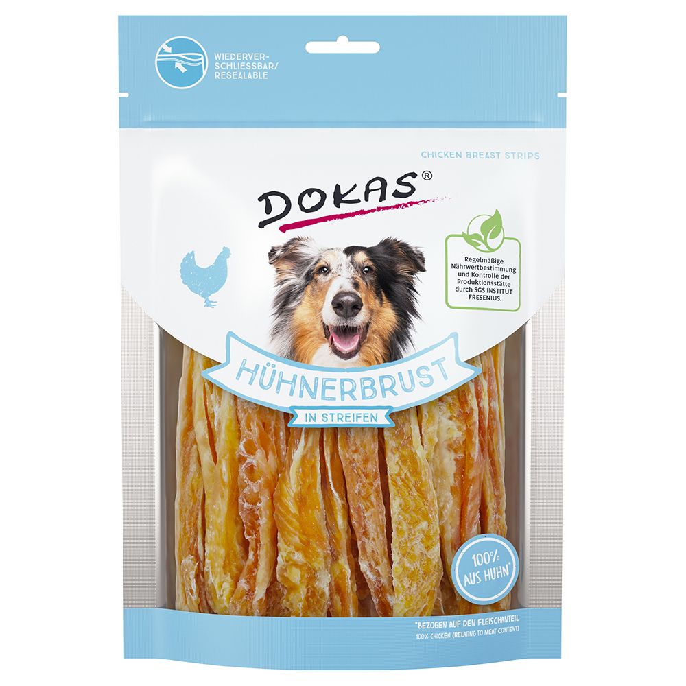 Dokas Dried Meat Snacks - Saver Pack: 2 x 250g Duck Strips