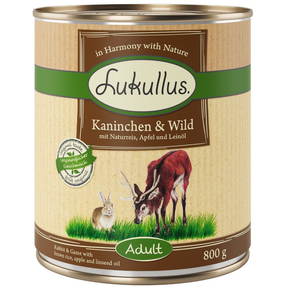 Lukullus Saver Pack 24 x 800g - Beef & Turkey - Grain-Free