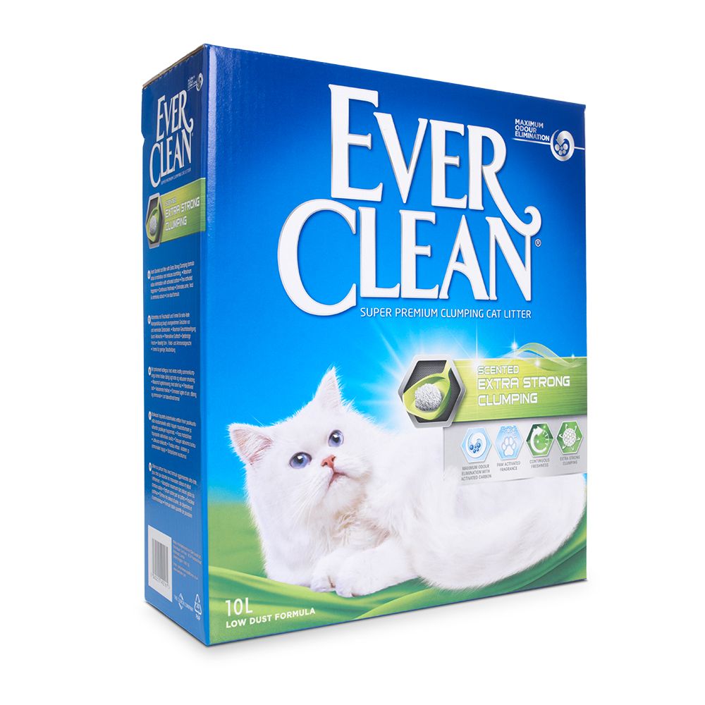 Ever Clean® Extra Strong Clumping Cat Litter - Scented - Economy Pack: 2 x 10l