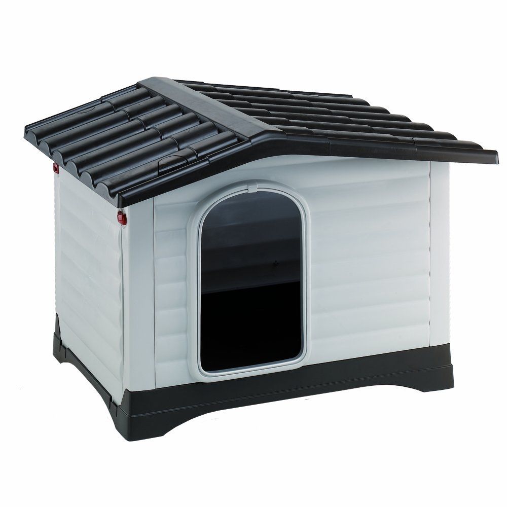 Ferplast Dogvilla Plastic Dog Kennel - Dogvilla 110: 111 x 84 x 79 cm (L x W x H)
