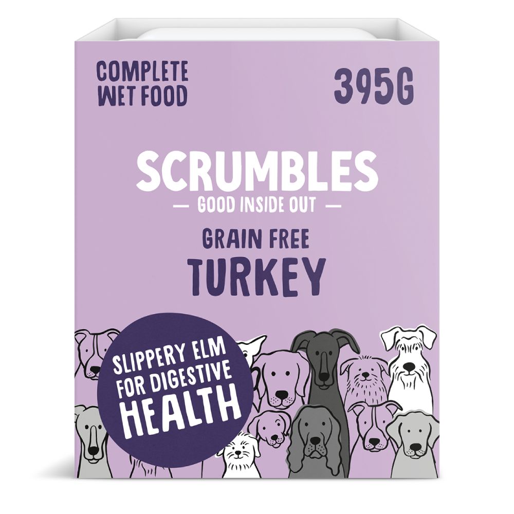 Scrumbles Grain Free Turkey Wet Dog Food - Saver Pack: 14 x 395g