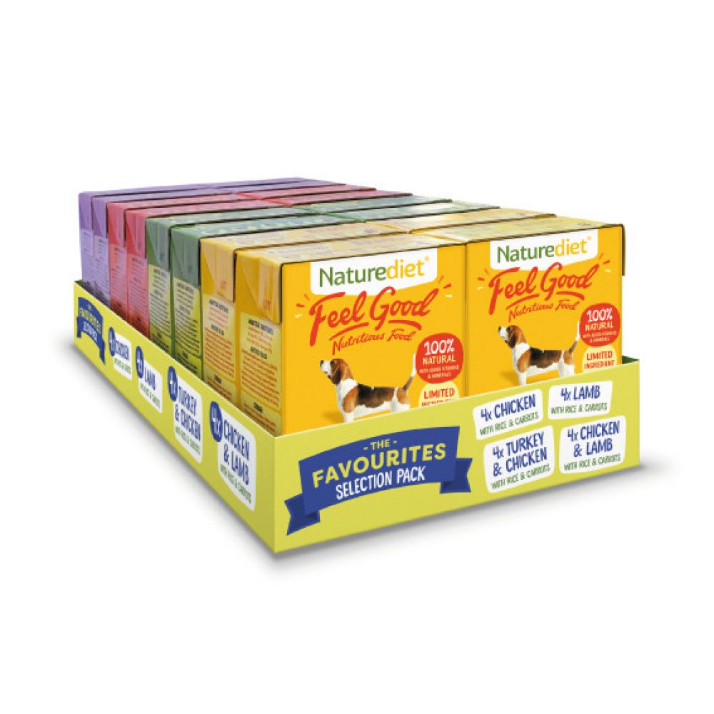Naturediet Feel Good Adult - Selection Pack - 16 x 390g