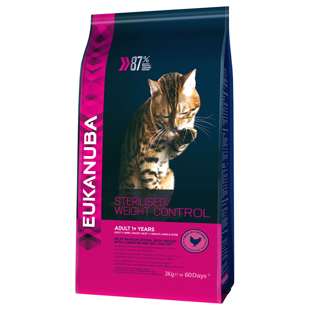 Eukanuba Sterilised/Weight Control Adult - Economy Pack: 2 x 3kg